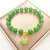 Mid-Autumn Festival Jade Hare Bracelet Birth Year New Jade Hare Bracelet Female Good-looking Square Agate Bracelet White Student Girlfriends