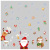 Static Sticker Glass Paster Christmas Decorations Glass Paster Cross-Border Christmas Stickers Santa Claus David's Deer Snowman Paper