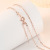 Needle-Type Multi-Functional Silver-Plated Beaded Chain DIY Box Universal Chain Baita O-Shaped Chain Women's Pearl Threading Necklace Accessories
