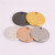 12mm Environmental Protection Electroplating Multi-Color Brass Single Hole English Letter Copper Sheet Earrings Necklace Pendant Luggage Ornament Accessories