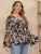 European and American Style Cross-Border Foreign Trade plus Size Women's Clothing 2022 Fashion Printed Loose Top Shirt