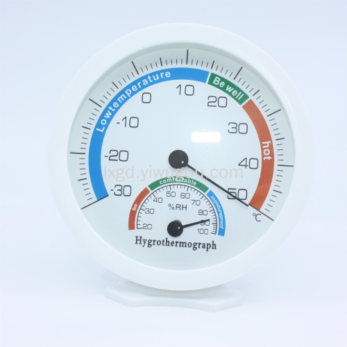 2020a thermometer hygrometer metal pointer indoor home wall-mounted desktop hygrometer