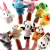 Finger Puppets Double Rounds Feet Animal Hand Puppet Finger Doll