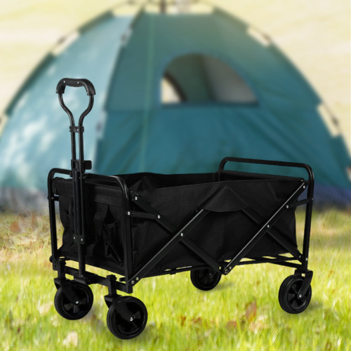 factory hot sale outdoor cart camping camp car foldable 8-inch thick wheel equipment car printable logo