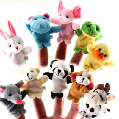 Finger Puppets Double Rounds Feet Animal Hand Puppet Finger Doll