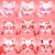 Fox Mask Japanese Style Cos Fox Demon Two-Faced Cat Dark Cosplay Children's Cartoon Stall Tiger Cat Mask