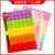 Amazon Hot Sale Pressing Bubble Notebook Children's Decompression Rainbow Notebook Unicorn Mouse Killer Pioneer Notebook