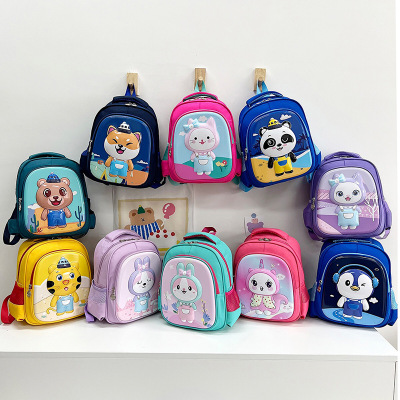 New Kindergarten Backpack Small Animal Cute Cartoon Eva Hard Shell Backpack Waterproof Lightweight Children's Schoolbag