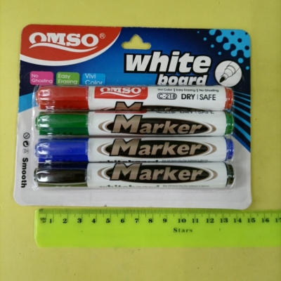 C- 218 4 Suction Cards Color Whiteboard Marker