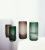 Nordic Modern Minimalist Living Room Flower Arrangement Floral Home Vertical Striped Straight Glass Vase