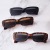 European and American Fashion Small Frame Versatile Personality Foreign Trade Glasses Retro Sunglasses Sunglasses Square Small Frame Factory Wholesale Glasses