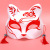 Fox Mask Japanese Style Cos Fox Demon Two-Faced Cat Dark Cosplay Children's Cartoon Stall Tiger Cat Mask