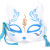 Fox Mask Japanese Style Cos Fox Demon Two-Faced Cat Dark Cosplay Children's Cartoon Stall Tiger Cat Mask