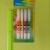 4 Suction Cards Color Fluorescent Pen