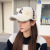 Autumn and Winter Ins Internet Celebrity R Letter Lamb Wool Casual Baseball Cap Female Winter Face Little Korean Style Fashion Brand Peaked Cap