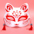 Fox Mask Japanese Style Cos Fox Demon Two-Faced Cat Dark Cosplay Children's Cartoon Stall Tiger Cat Mask