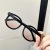 Arrow Blush Sunglasses Ins Super Hot Black Frame Plain Summer Gradient Style Sunglasses High-Grade Sense Sun Protection Glasses