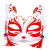 Fox Mask Japanese Style Cos Fox Demon Two-Faced Cat Dark Cosplay Children's Cartoon Stall Tiger Cat Mask