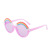 2022 New Japanese and Korean Trend Party Children's Rainbow round Frame Ocean Lens Unisex Baby Selfie Glasses