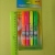 4 Suction Cards Color Fluorescent Pen