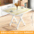 Folding Table Dining Table Household Small Square Bedroom Table Small Simple Display Table Portable Table