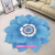 New Flower-Shaped Floor Mat Cashmere-like Printed Mat Large Flower Carpet Bedside Pad Living Room Carpet Non-Slip Mat