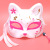 Fox Mask Japanese Style Cos Fox Demon Two-Faced Cat Dark Cosplay Children's Cartoon Stall Tiger Cat Mask