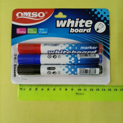 C- 886 3 Suction Cards Whiteboard Marker