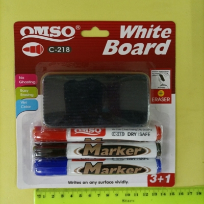 C- 218 3 10 1 Color Whiteboard Marker