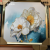 Frosted Painting Handmade Frosted Gilding Line Painting Nordic Fresh Flowers Abstract Animal Picture Frame Decorative Painting Crafts