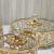 European Entry Lux Crystal Glass Fruit Plate Living Room Coffee Table Candy Storage Box Home Room Decoration Ornaments