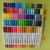 100 PCs PVC Double-Headed Color Watercolor Marker Pen