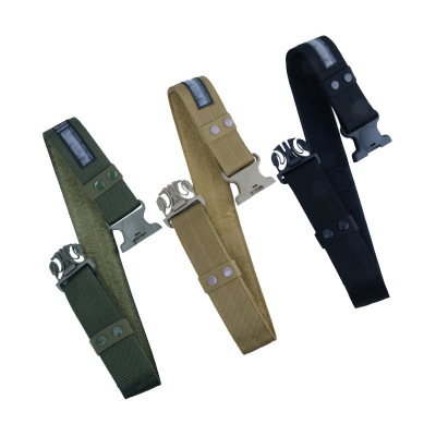 Outdoor Sports Explosion Release Buckle Head Multi-Functional Quick Pull Tactical Belt Wholesale Men's Elastic Outdoor Waist Belt Belt
