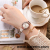 Tik Tok Live Stream Hot Sale Small Square Watch Female Student Watch Light Luxury Small Diamond Small Sugar Cube Quartz Watch Wholesale