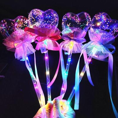 Luminous Magic Wand Star Stick Flash Magic Wand Star Sky Ball Magic Stick Wholesale Stall Goods Bounce Ball Luminescent Lamp