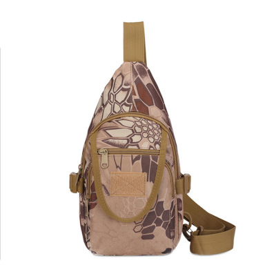 Outdoor Tactics Camouflage Chest Bag Bag for Charging Men's Waterproof and Hard-Wearing Crossbody Bag Multifunctional Slingshot Bag