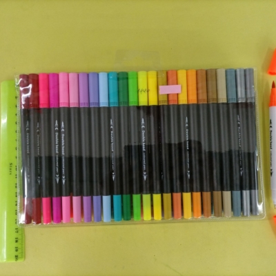 48 PVC Double-Headed Watercolor Marker Pen