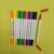 12 PVC Color Double-Headed Watercolor Marker Pen