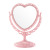 Dressing Mirror Korean Style Ins Mirror European Double-Sided Desktop Makeup Mirror Heart Mirror Desktop Cosmetic Mirror