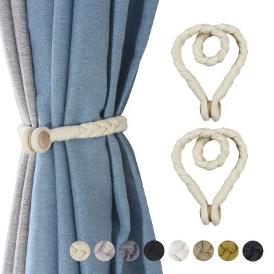 Woven Curtain Bandage Curtain Magnetic Buckle Installation-Free Curtain Buckle Curtain Accessories