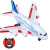 Children's Toy Two-Channel Remote Control Aircraft Airbus Wireless Remote Control Electric Airliner Light Model