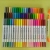 60 PVC Double-Headed Color Watercolor Marker Pen