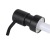 304 Stainless Steel Black Pump Head Hotel Household Shower Gel Press Pump 28/400 Screw Teeth 2CC