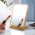 Simple Large Wooden Folding Desktop Makeup Mirror Beauty Dressing Dormitory Desktop Stand Portable Female Student Small