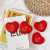 Korean Style Ins Cute Cherry Heart-Shaped Mini Mirror Handy Makeup Mirror Double-Sided Portable Portable Mirror