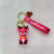 Creative Trending Little Dear Flexible Rubber Key Chain Elk Stereo Doll Pendant