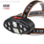 Cross-Border New Arrival 7led + 16led Highlight Headlamp ABS Built-in Battery USB Rechargeable Outdoor Fishing Night Walking Headlamp