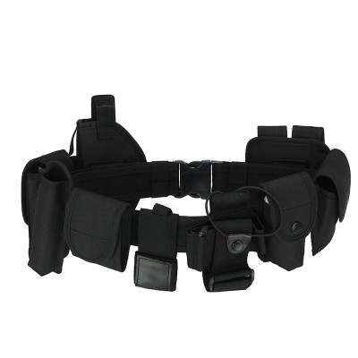 Outdoor Multi-Functional Duty Military Training Sports Outdoor Nylon Men's Elastic Belt Wholesale Security Tactical Belt