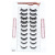 False Eyelashes 10 Pairs Magnet Self-Adhesive Liquid Eyeliner Set Natural Magnetic Eyelash Sets Wholesale