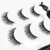 False Eyelashes 3D Five Magnetic Eyelashes Natural Glue-Free Wear Three Pairs Magnetic Set Factory Wholesale